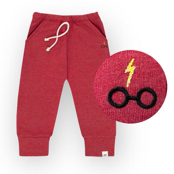 Lulu + Roo NWT Special Edition Red Harry Potter Joggers. - Picture 1 of 5